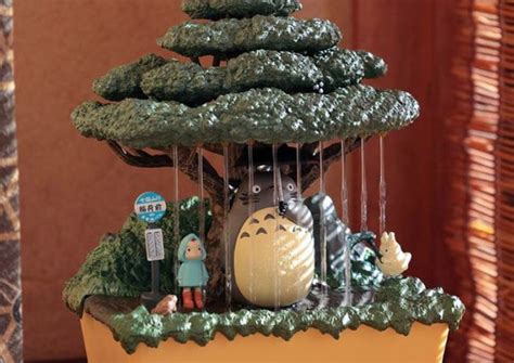 STUDIO GHIBLI MY Neighbor Totoro Mei Bus Stop Eau Jardin Bonsa Fontaine - EUR 230,69. . Totoro bonsai fountain